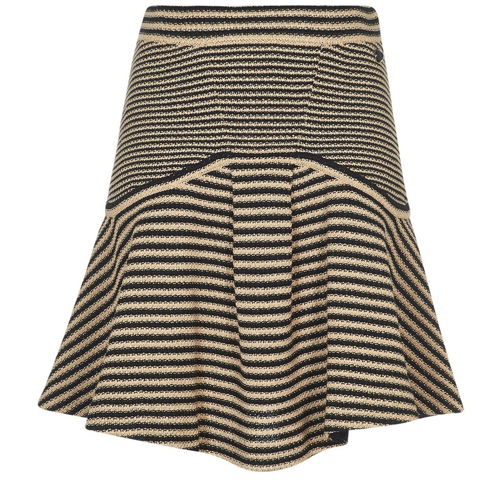 Chanel Resort 2015 Cotton/Silk Flared Mini Skirt Size: M | US8 (Orig. $2600)